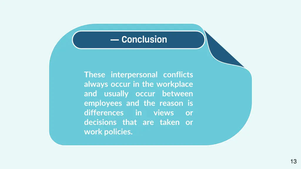 conclusion
