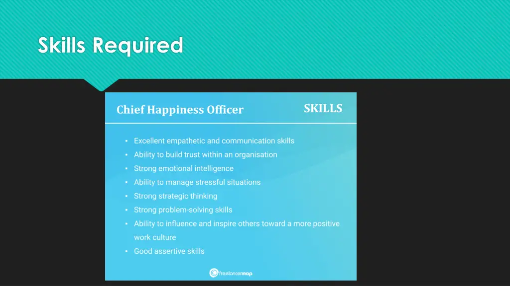 skills required