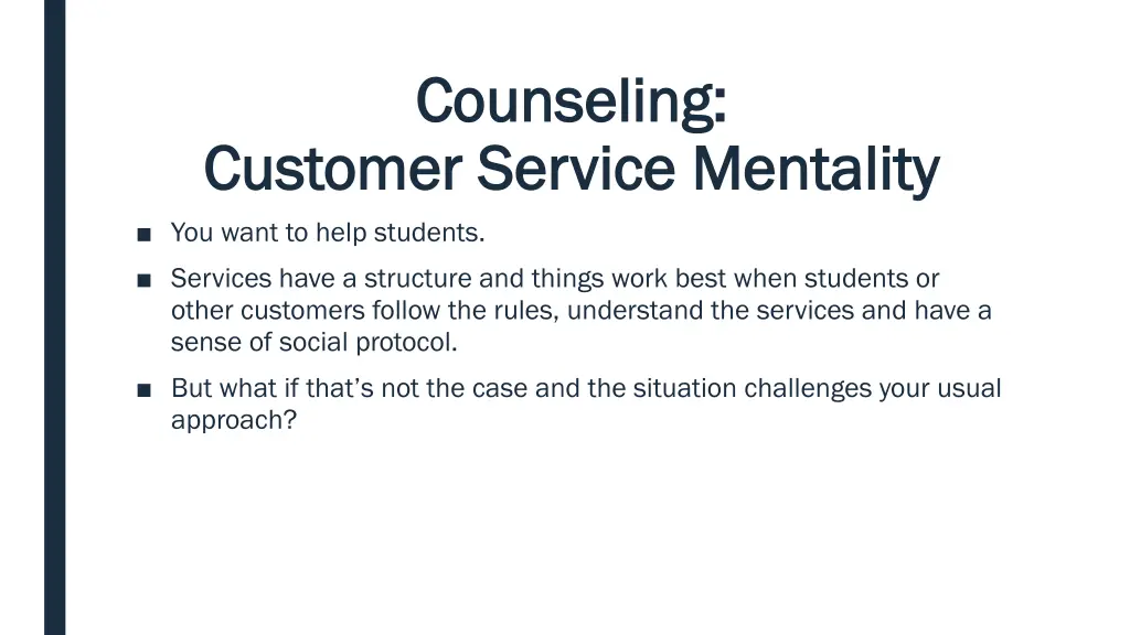 counseling counseling
