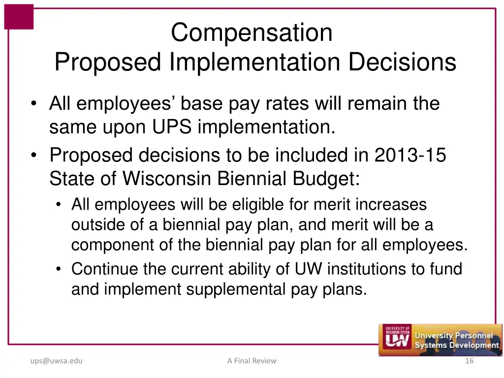 compensation