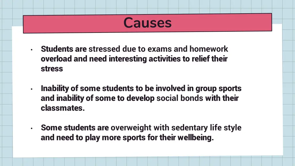 students are stressed due to exams and homework