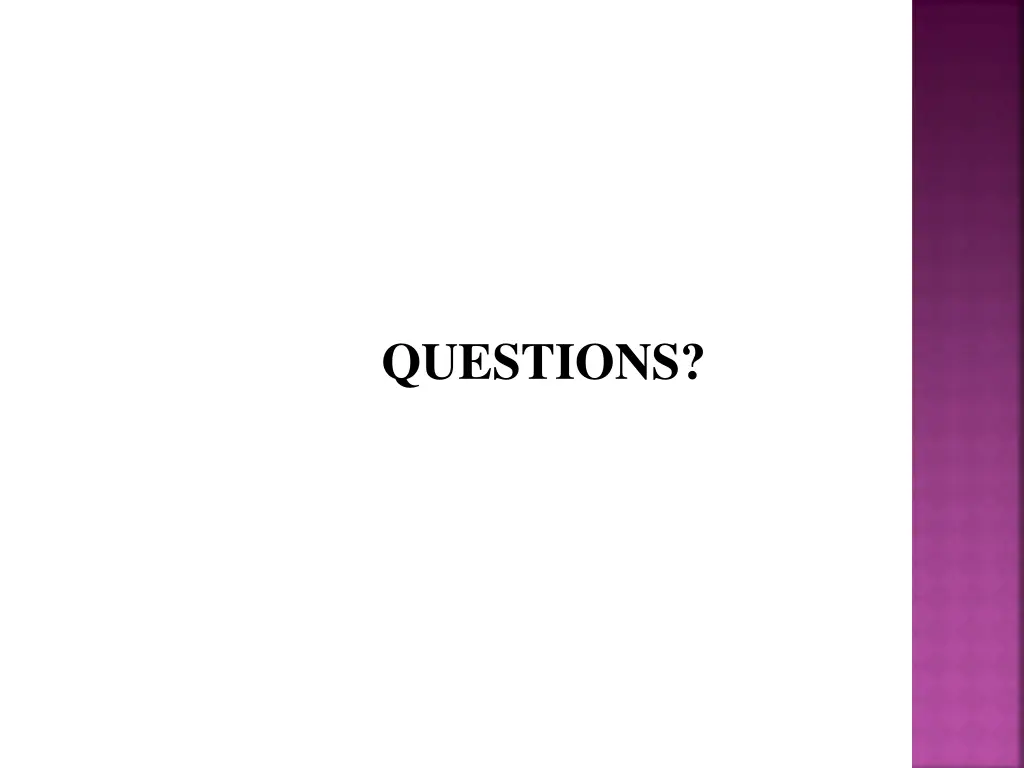 questions