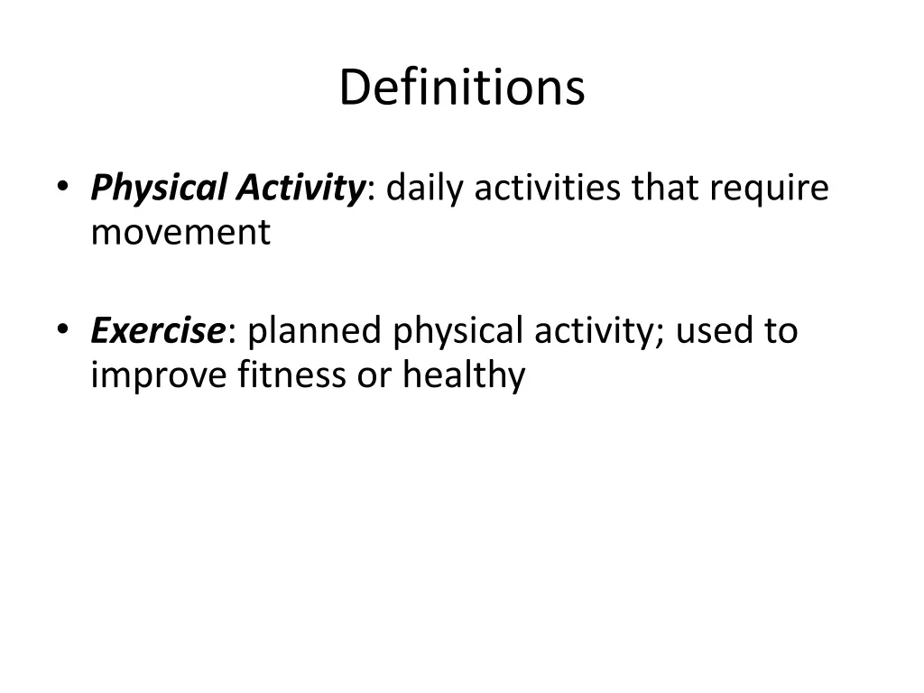definitions