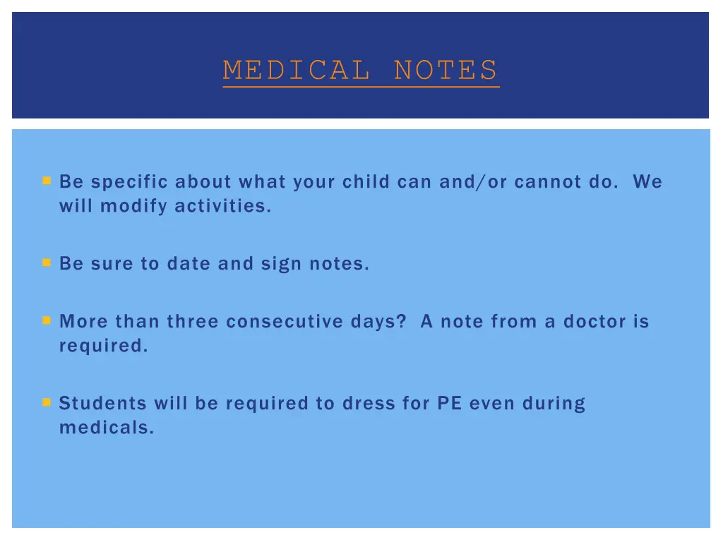 medical notes