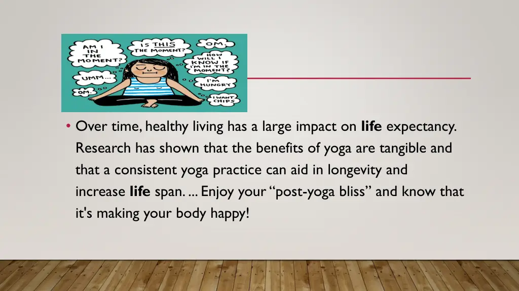 over time healthy living has a large impact
