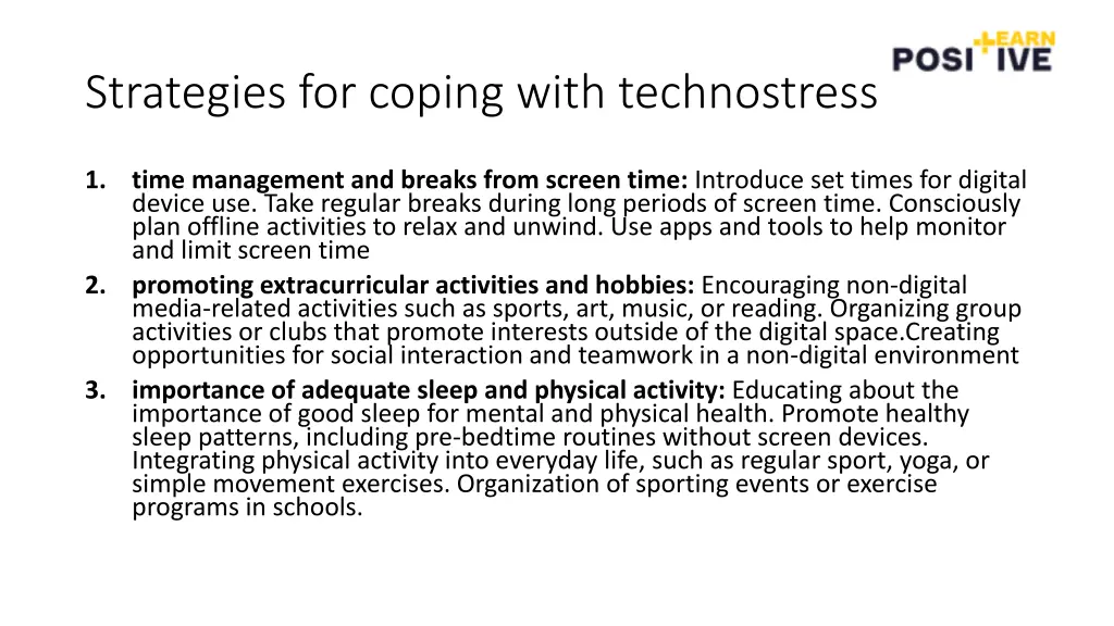 strategies for coping with technostress