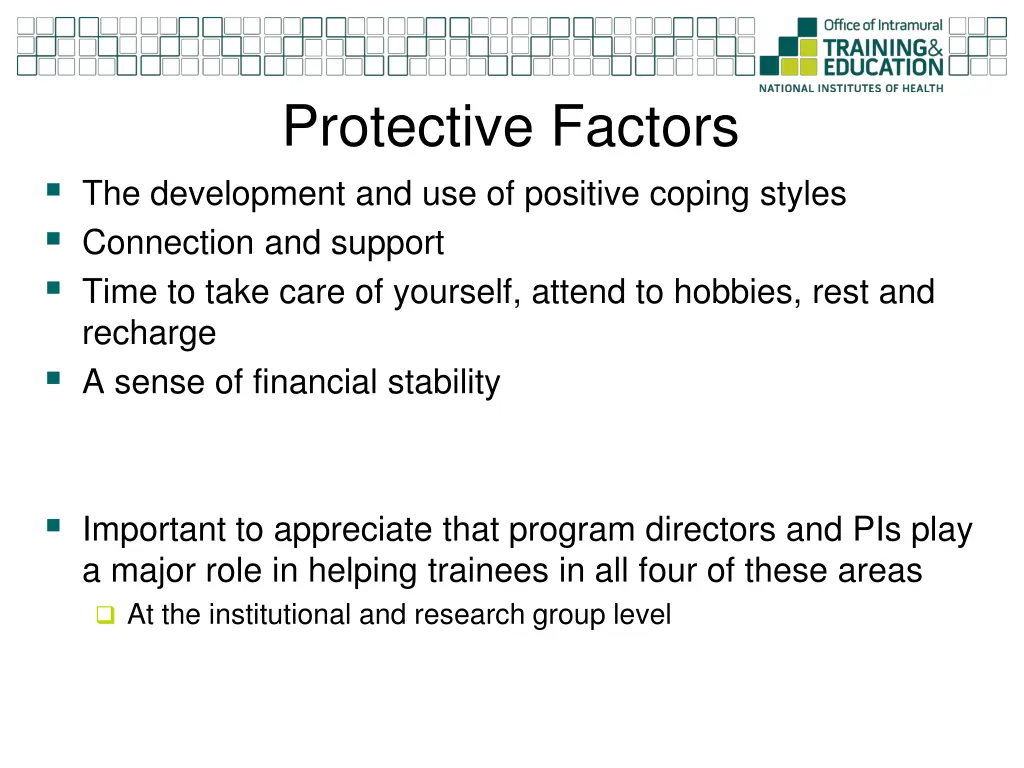 protective factors