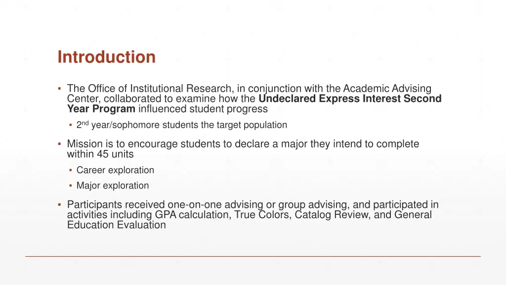 introduction