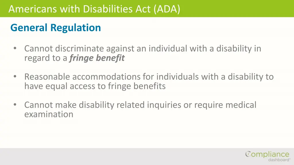americans with disabilities act ada