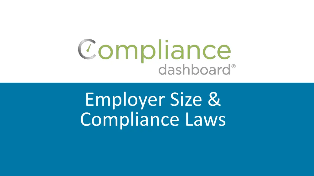 employer size compliance laws