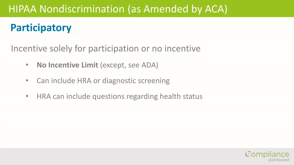 hipaa nondiscrimination as amended by aca 2