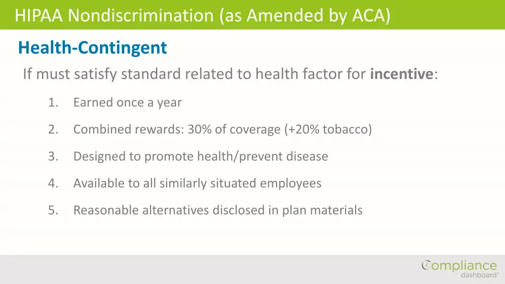 hipaa nondiscrimination as amended by aca 3