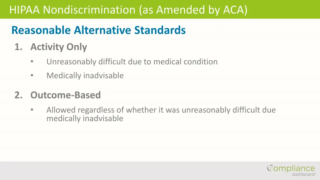 hipaa nondiscrimination as amended by aca 5