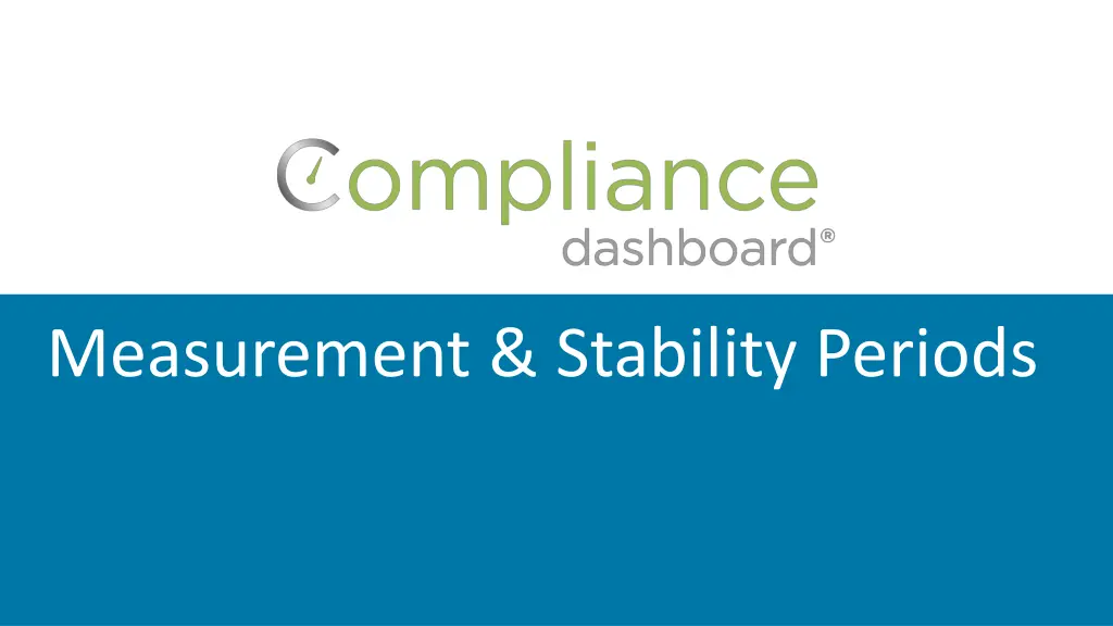 measurement stability periods