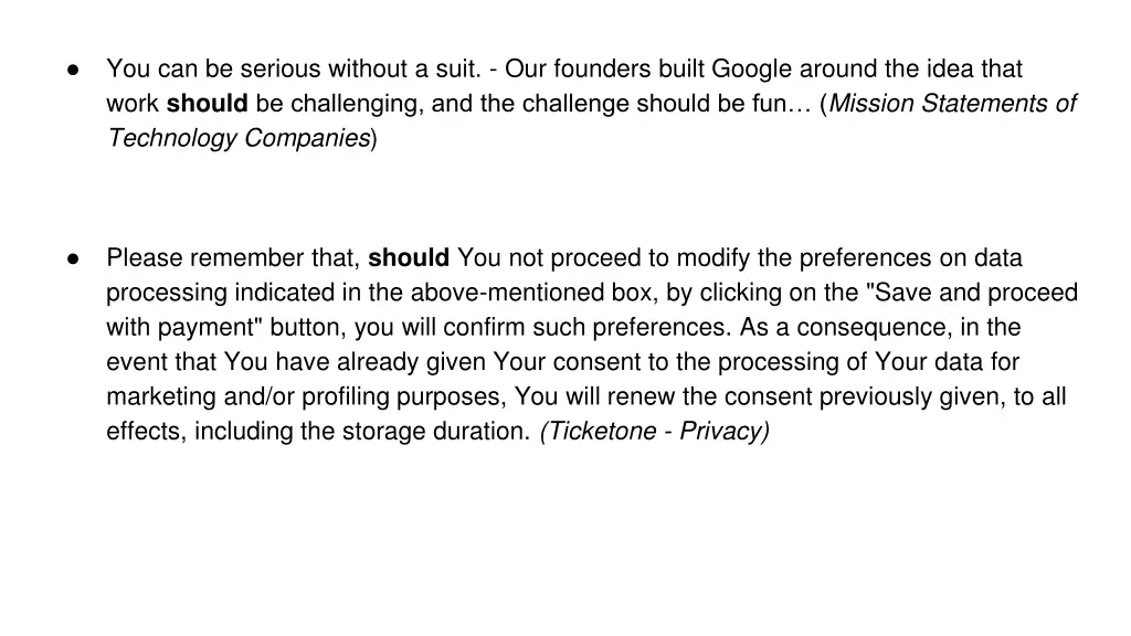 you can be serious without a suit our founders