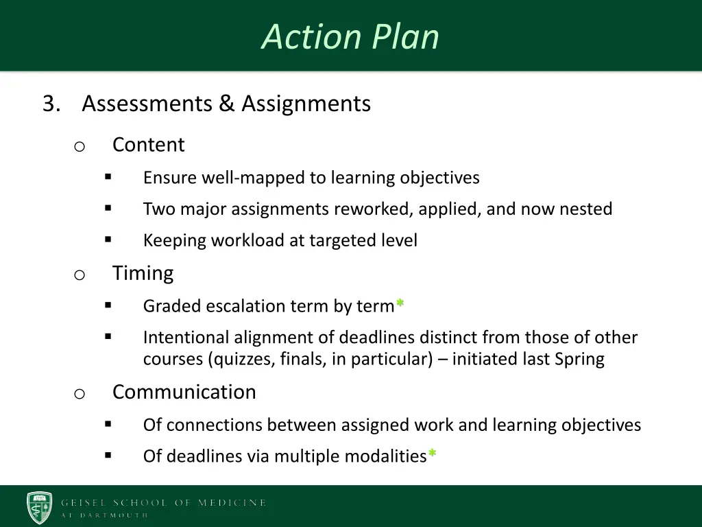 action plan 3