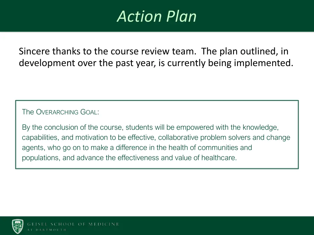 action plan