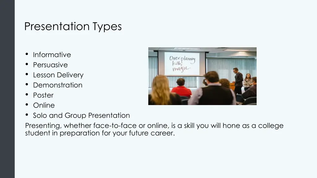 presentation types