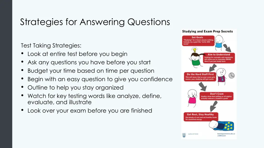 strategies for answering questions