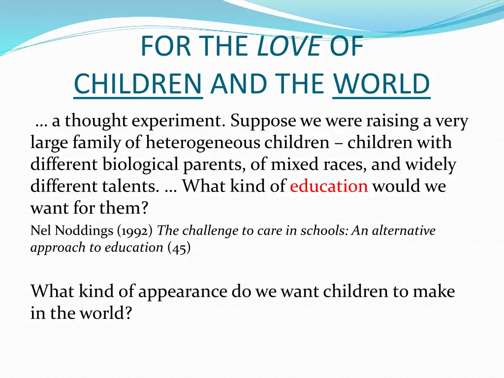 for the love of children and the world 5