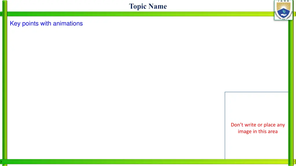 key points with animations