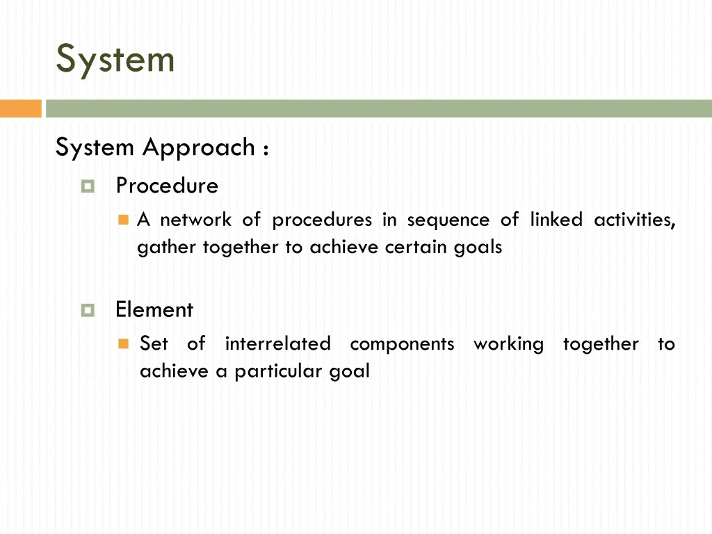 system