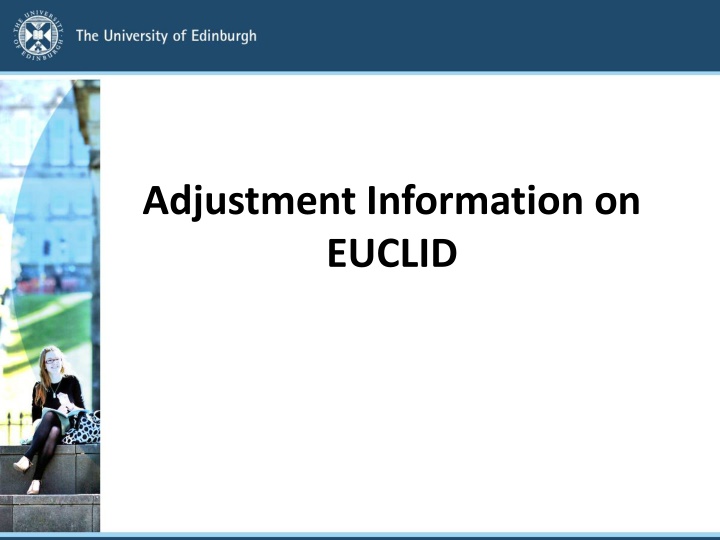 adjustment information on euclid