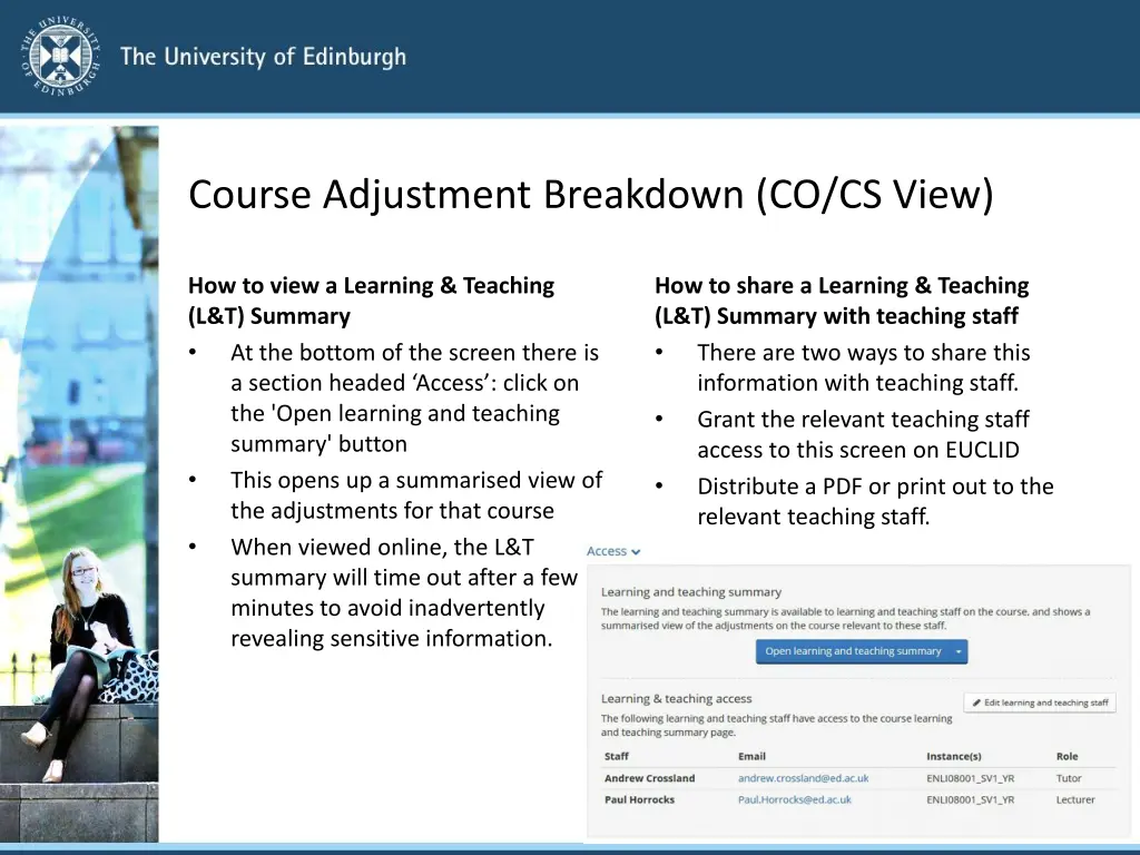 course adjustment breakdown co cs view 2