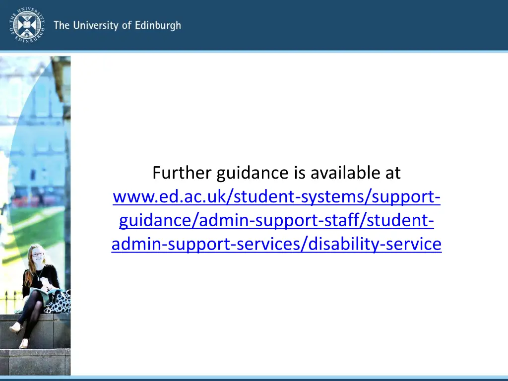 further guidance is available
