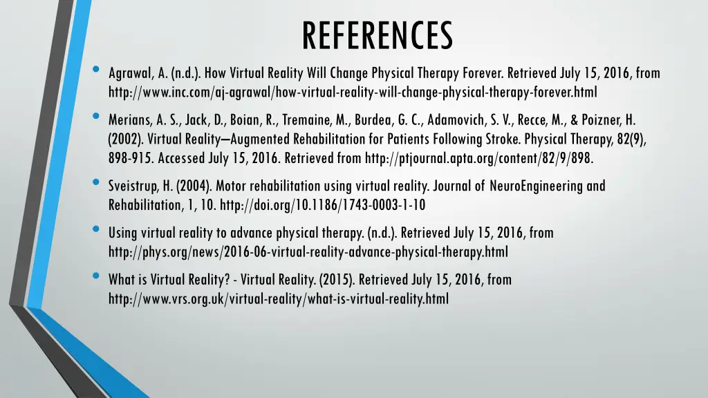 references