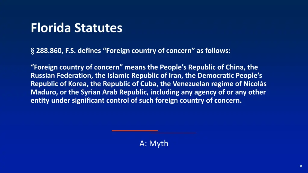 florida statutes