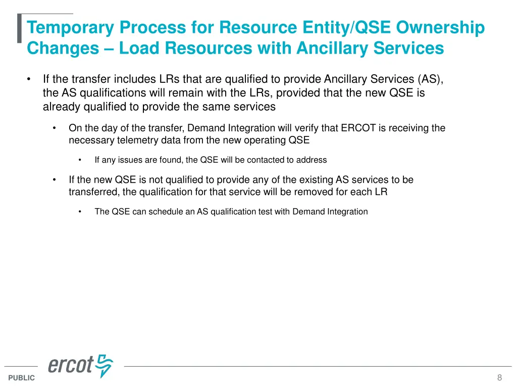 temporary process for resource entity 1