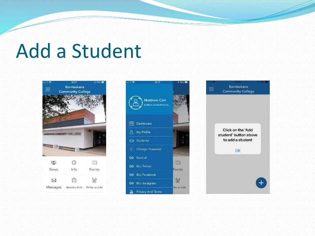 add a student