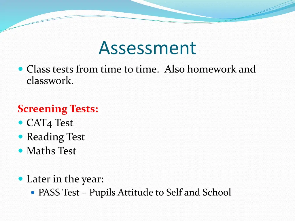assessment