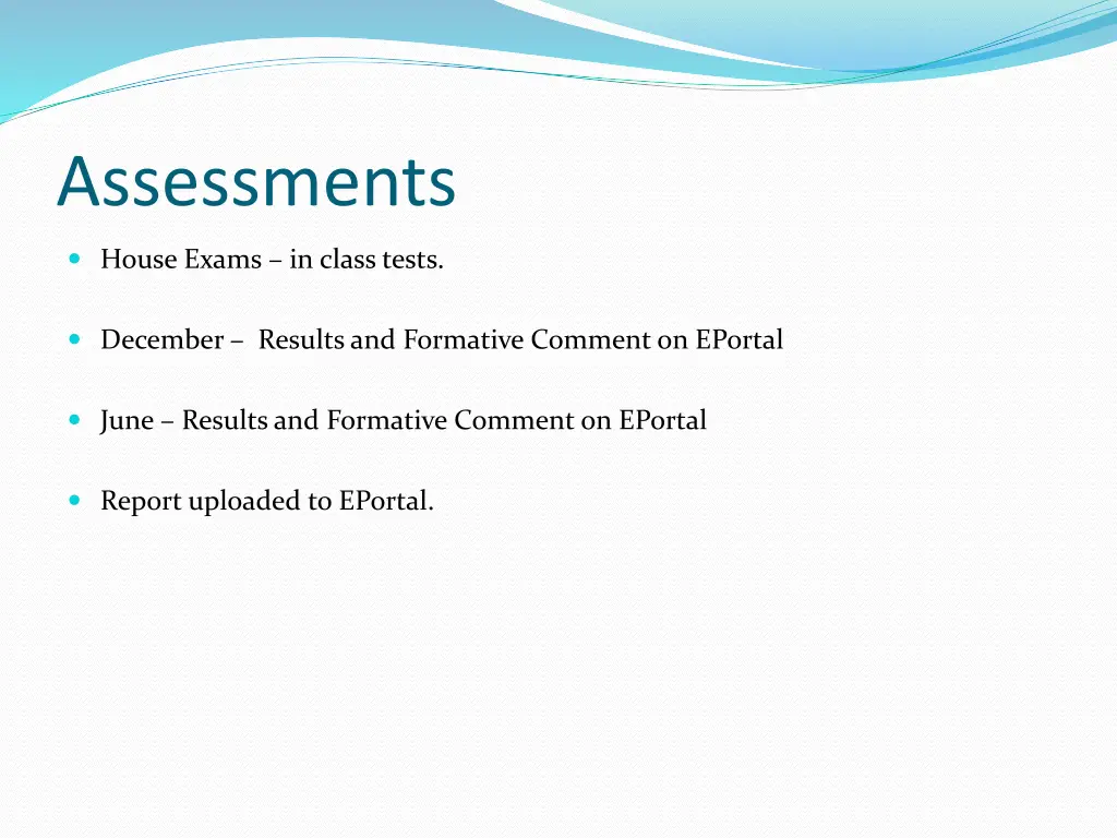 assessments