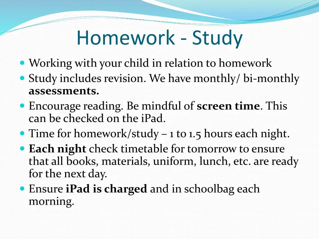 homework study