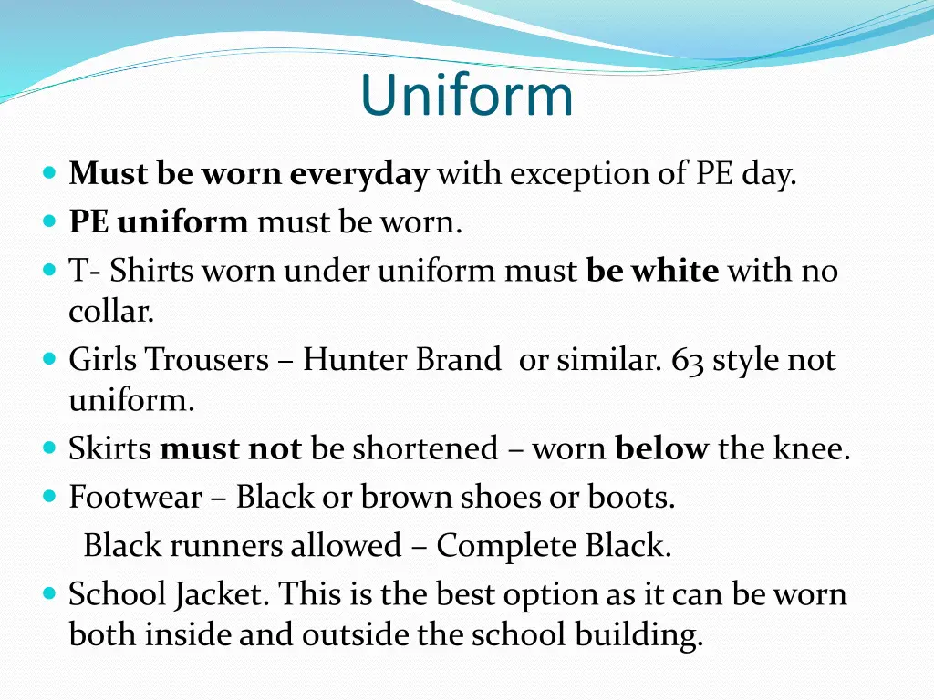 uniform