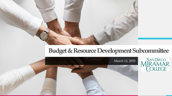 budget resource development subcommittee