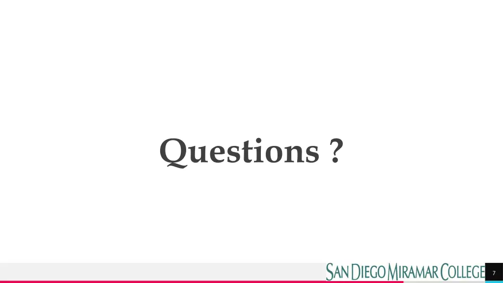 questions