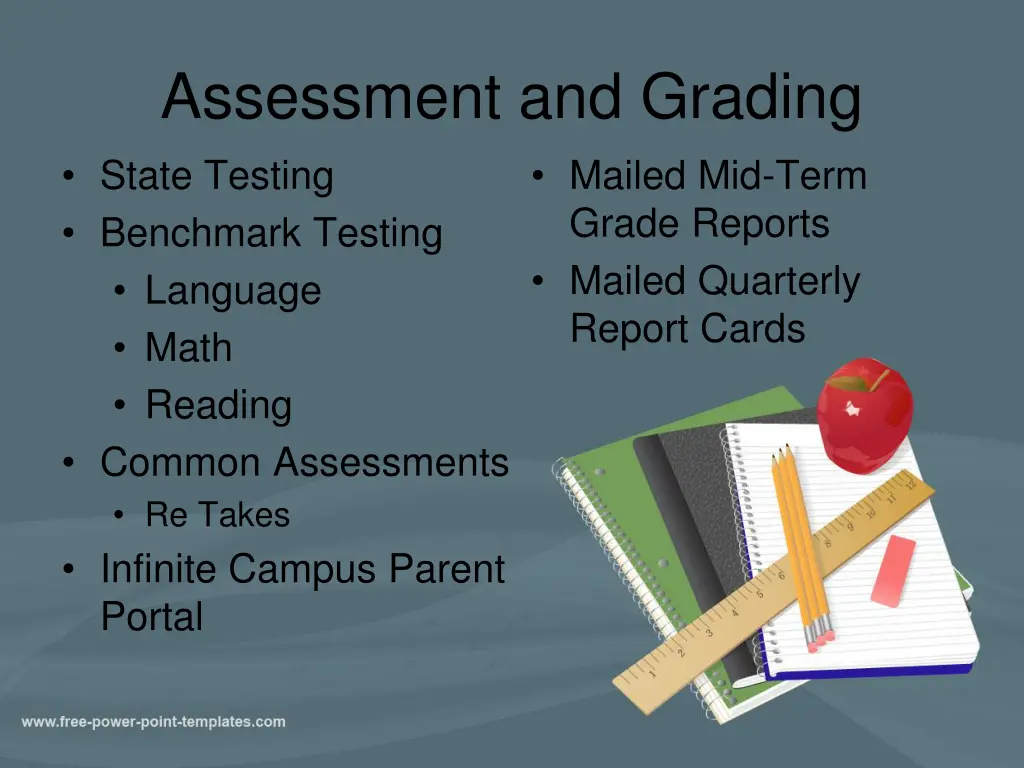 assessment and grading state testing benchmark