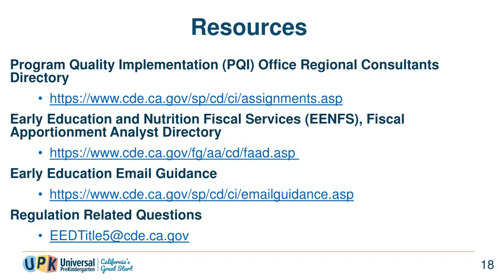 resources