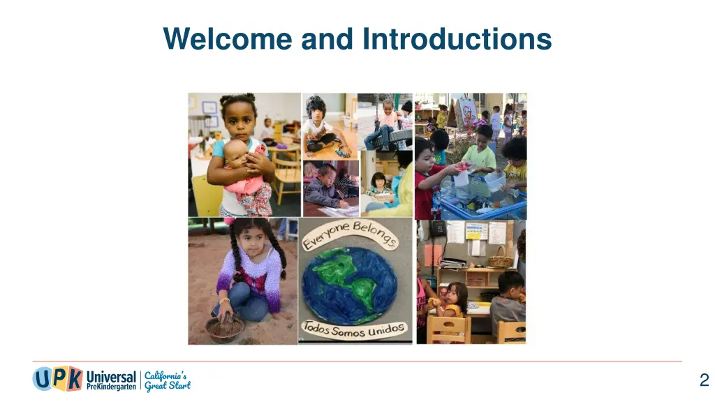 welcome and introductions
