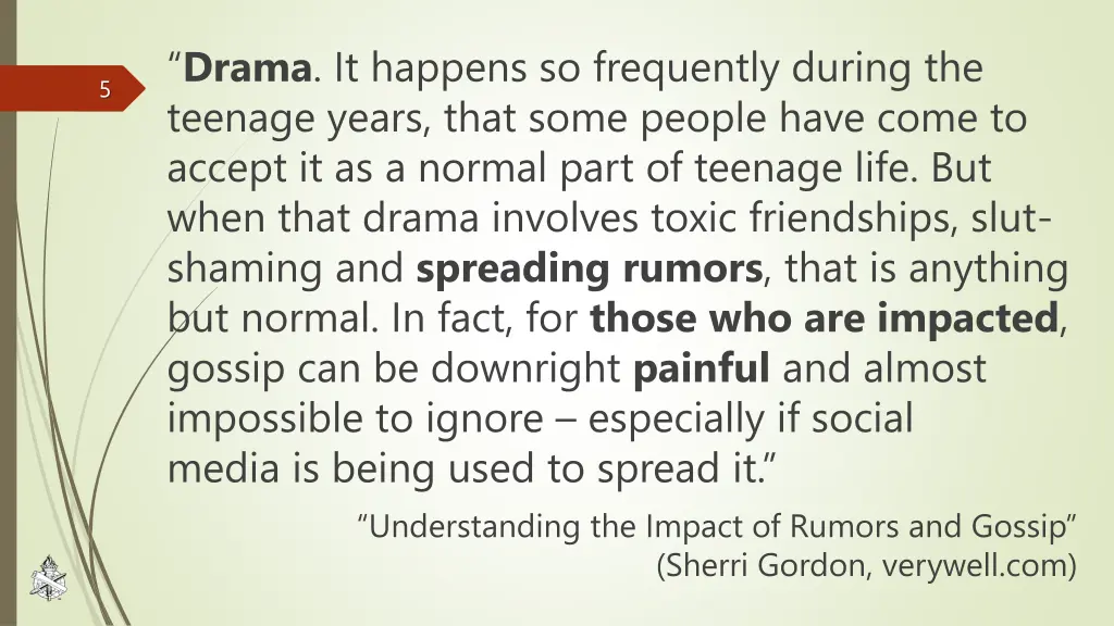 drama it happens so frequently during the teenage