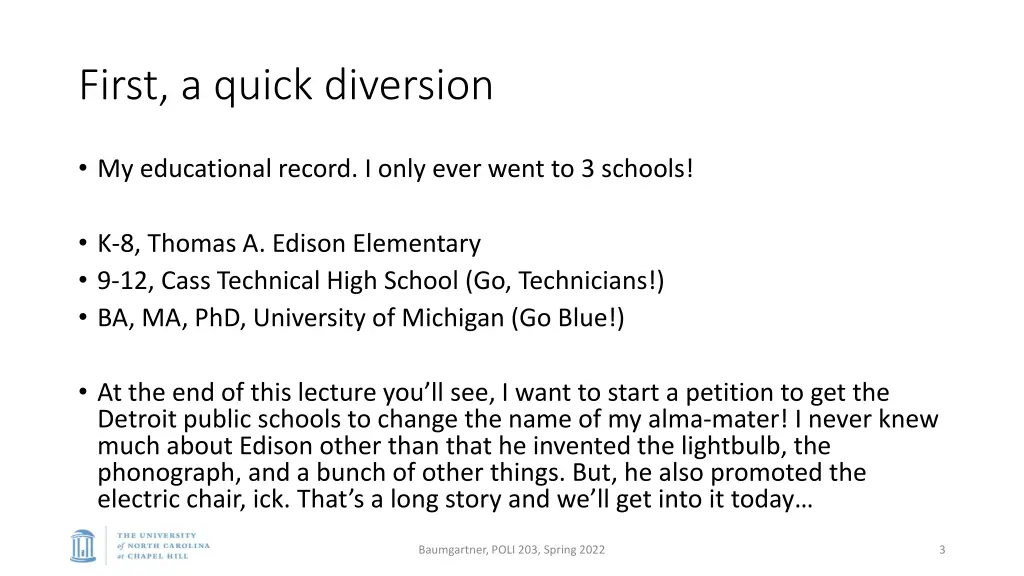first a quick diversion