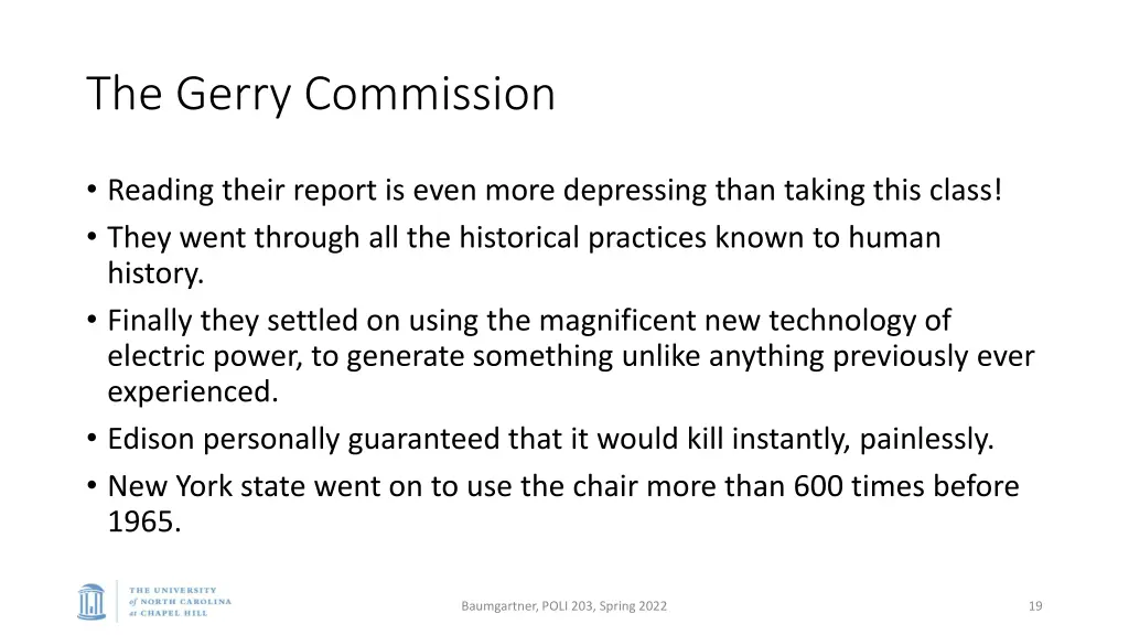 the gerry commission