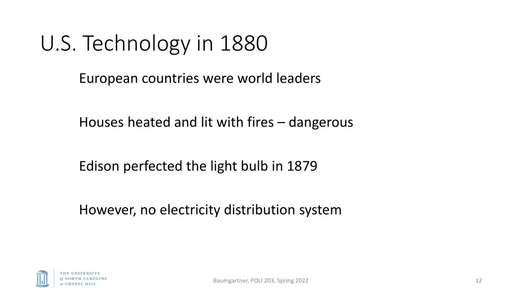 u s technology in 1880