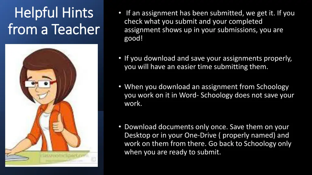 helpful hints helpful hints from a teacher from