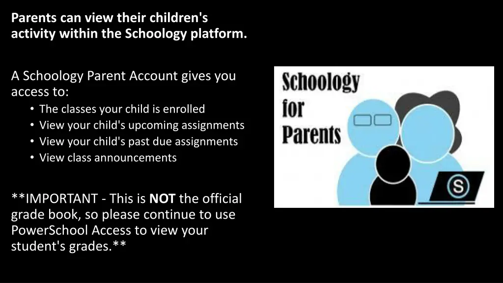 parents can view their children s activity within