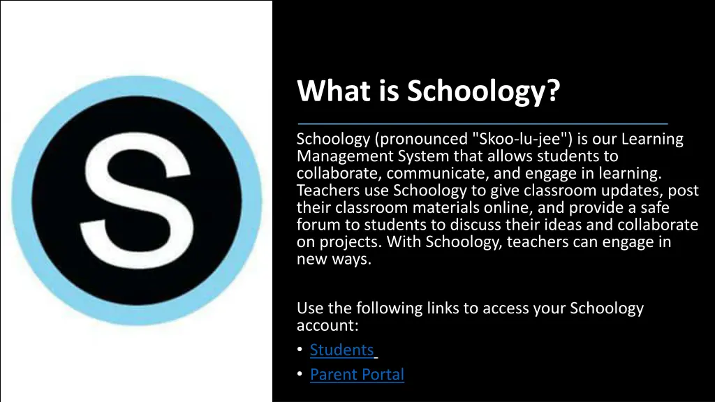 what is schoology