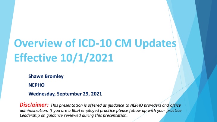 overview of icd 10 cm updates effective 10 1 2021